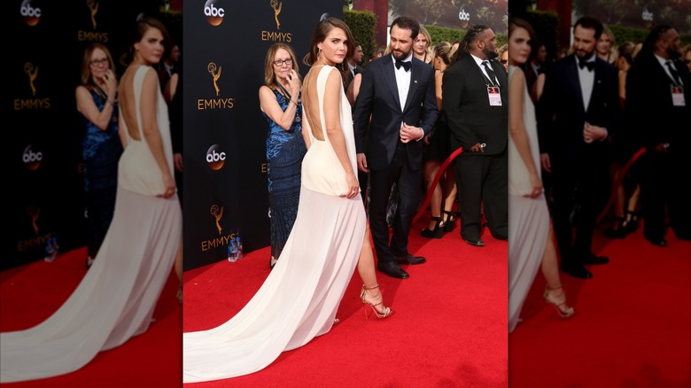 18 de septiembre de 2016: El actor Keri Russell en la 68ª Primetime Emmy Awards en el Microsoft Theatre LA Live.