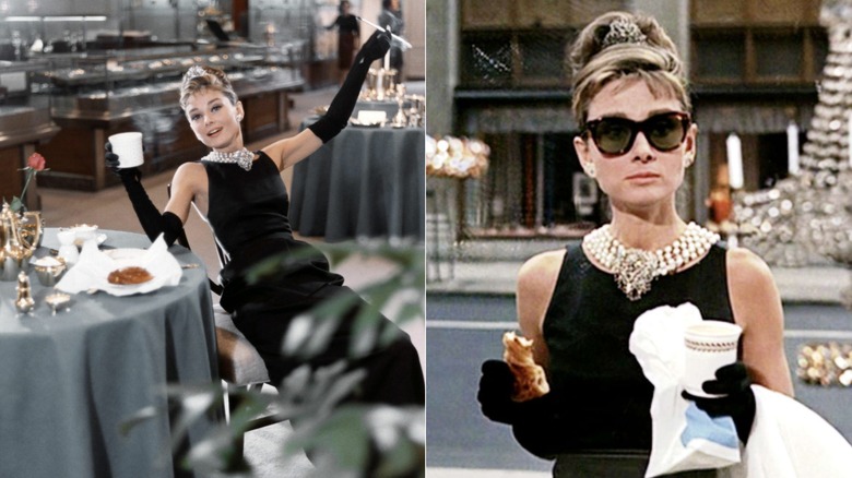 Audrey Hepburn en "Desayuno en Tiffany's"