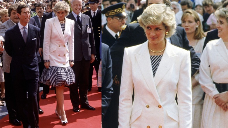 La princesa Diana en el Festival de Cine de Cannes en Francia en mayo de 1987