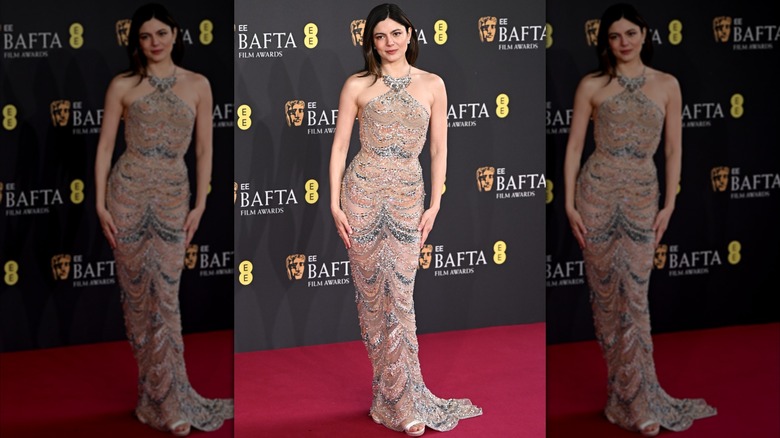 Monica Barbaro en los premios BAFTA Film Awards 2025 en Londres en febrero de 2025