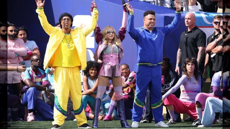 Madonna en la final de la Copa Mundial de la FIFA 2026 con Ronaldo y Ronaldinho