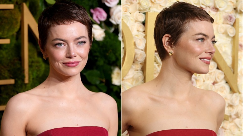 Emma Stone en los Globos de Oro 2025
