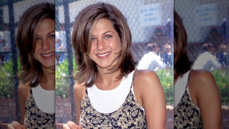 Jennifer Aniston con los famosos 