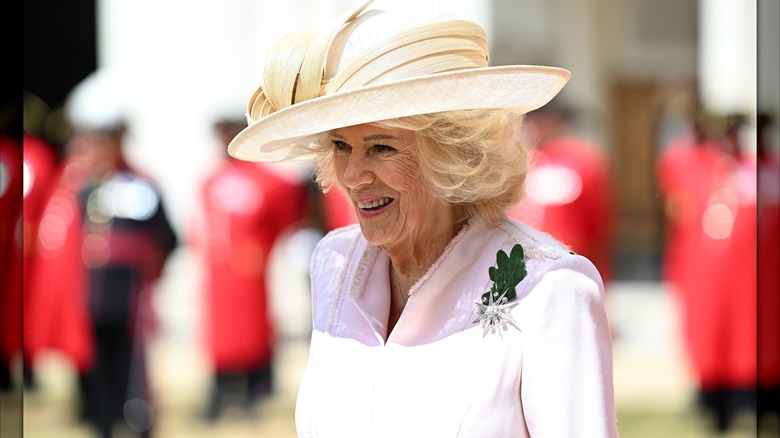 La reina Camilla en el Día del Fundador de los Pensionistas de Chelsea de 2026.
