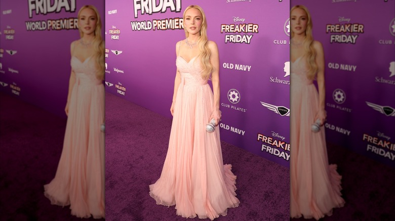 El dulce vestido de princesa de Lindsay Lohan