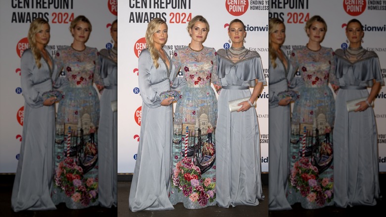Lady Eliza Spender, Lady Kitty Spencer y Lady Amelia Spencer en octubre de 2024