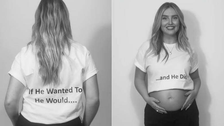 Perrie Oxlade-Chamberlain con un top corto que deja ver su panza
