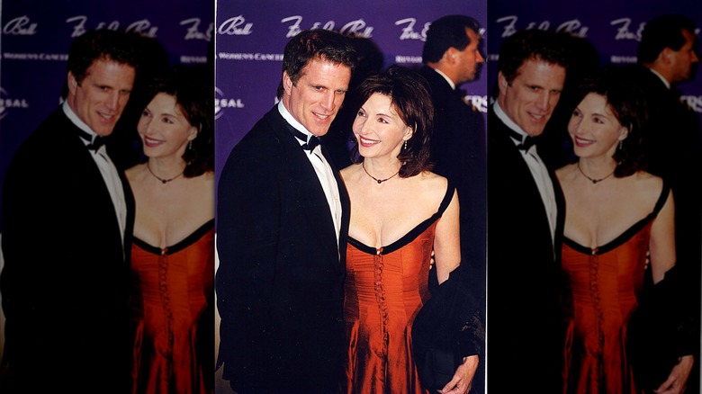 Ted Danson y Mary Steenburgen en el Fire & Ice Ball de 1998 en Los Ángeles