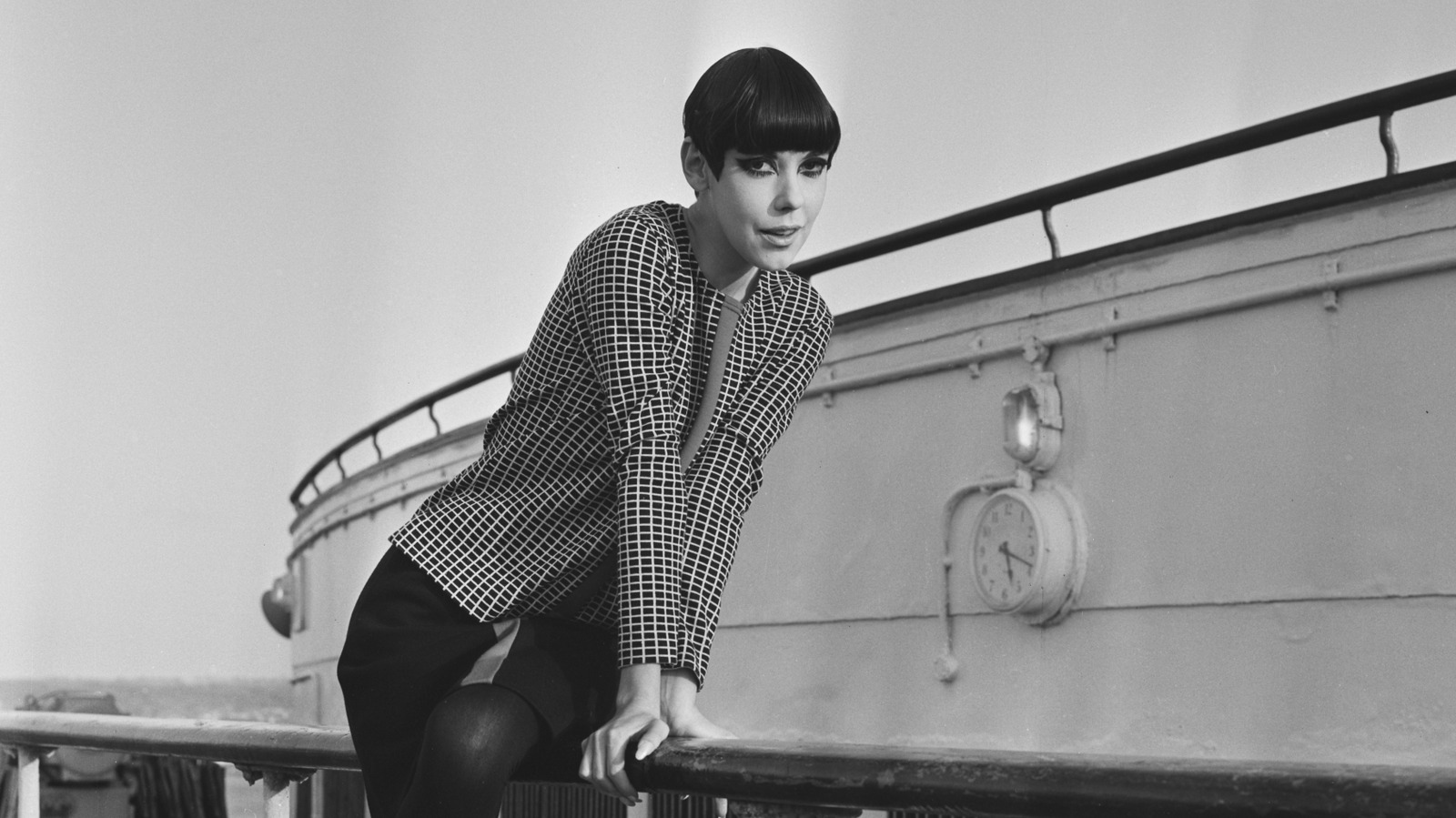 La modelo de los años 60 Peggy Moffitt lució su atrevido estilo característico hasta los 80