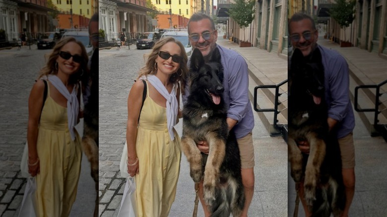 Giada De Laurentiis, Shane Farley y el perro Enzo