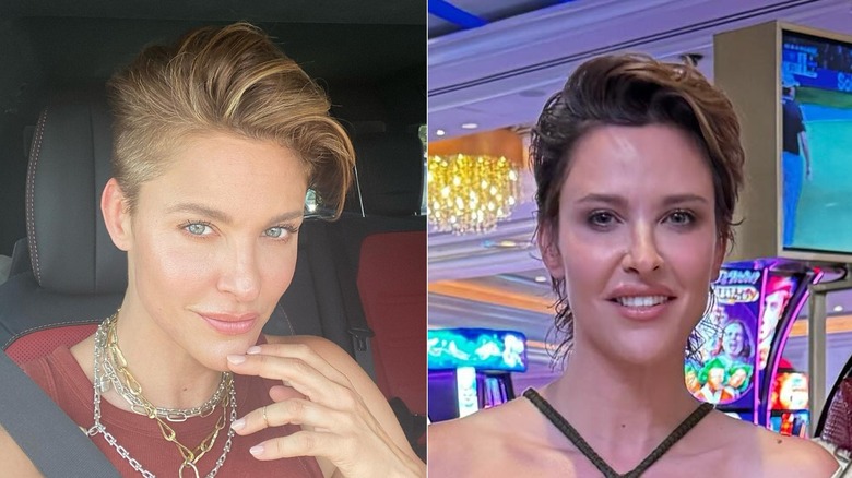 Jill Wagner con un duendecillo