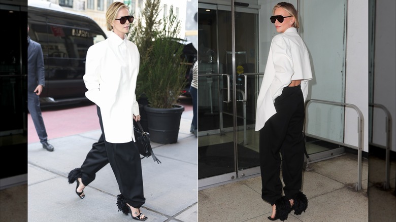 Charlize Theron en el centro de la ciudad de Nueva York en abril de 2026