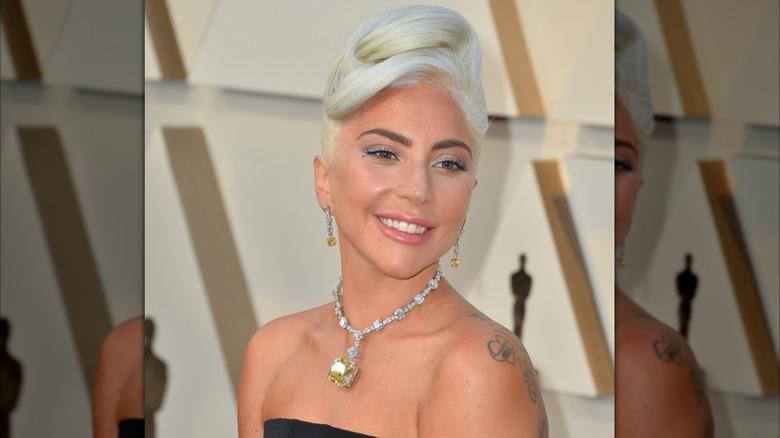 Lady Gaga en la 91ª edición de los Premios de la Academia en Los Ángeles en febrero de 2019