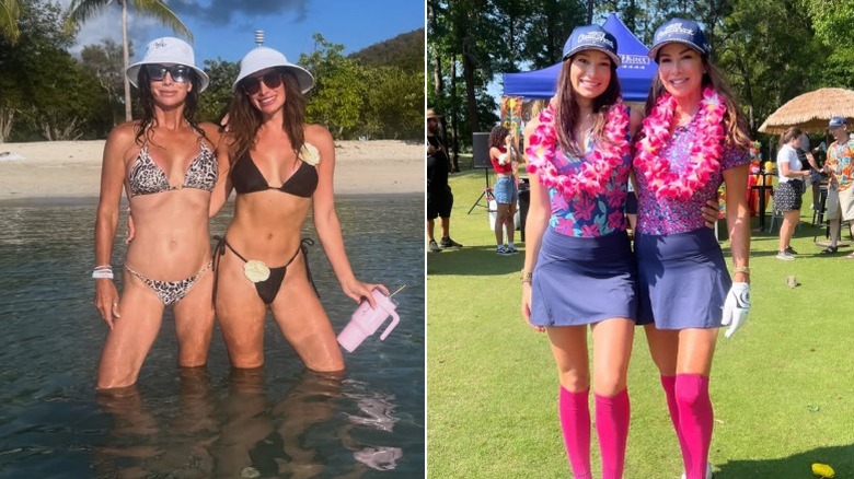 Debbe Dunning y su hija Spencer Timmons posando juntas