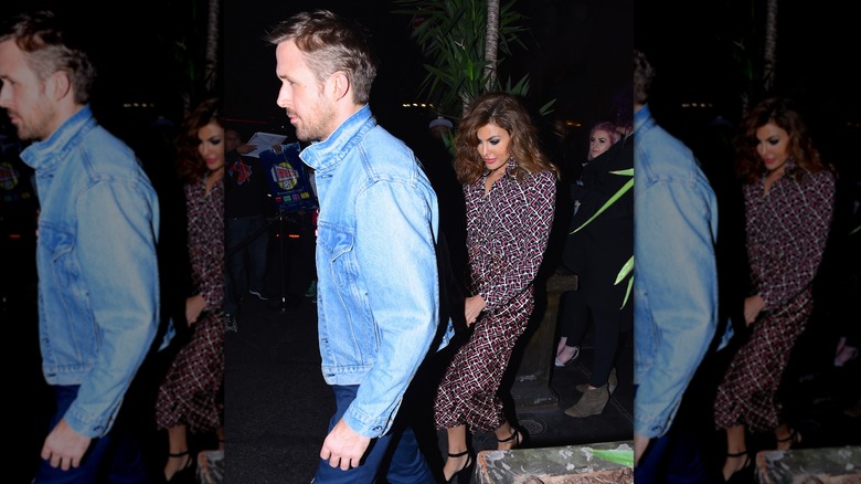 Ryan Gosling y Eva Mendes vistos en el restaurante Tao para la fiesta posterior de SNL el 30 de septiembre de 2017