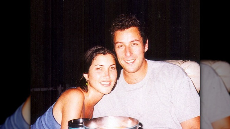 Jackie Titone y Adam Sandler fotografiados juntos al principio de su relación