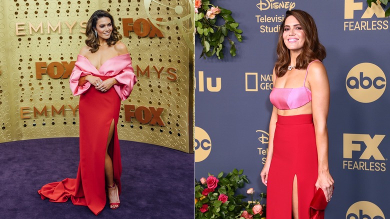 Mandy Moore con dos outfits diferentes en la fiesta posterior de los Emmy y los Emmy 2019