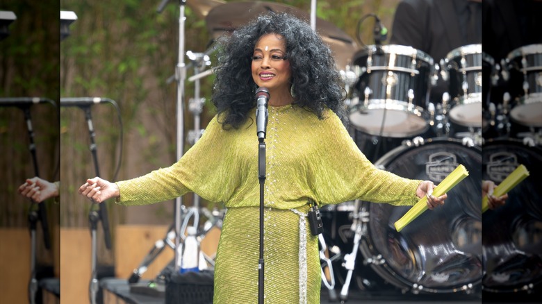Diana Ross actúa en el Festival Stern Grove en agosto de 2025