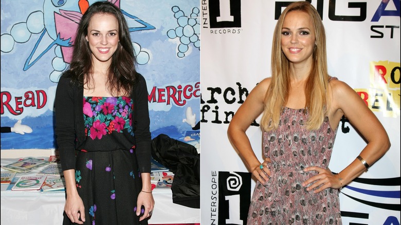 Erin Cahill con cabello moreno y rubio