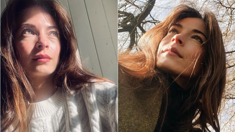Lado a lado: dos selfies de Kristin Kreuk