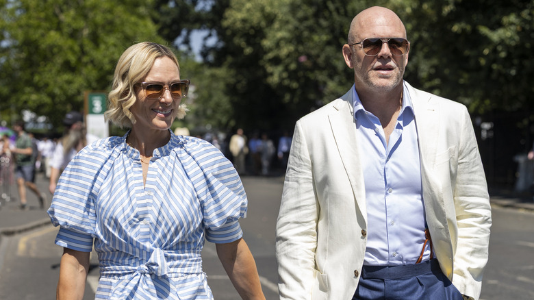 Zara Tindall y Mike Tindall asisten a Wimbledon 2026