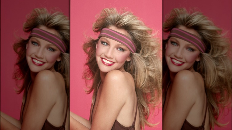 Heather Locklear posa para una sesión de moda/retrato el 2 de febrero de 1981 en Los Ángeles.
