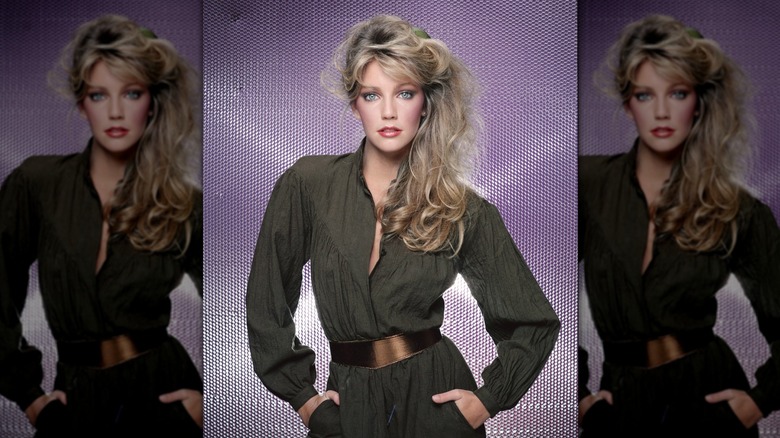 Heather Locklear posa para una sesión de moda/retrato el 2 de febrero de 1981 en Los Ángeles.