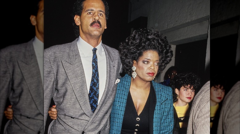 Stedman Graham y Oprah Winfrey en 1987
