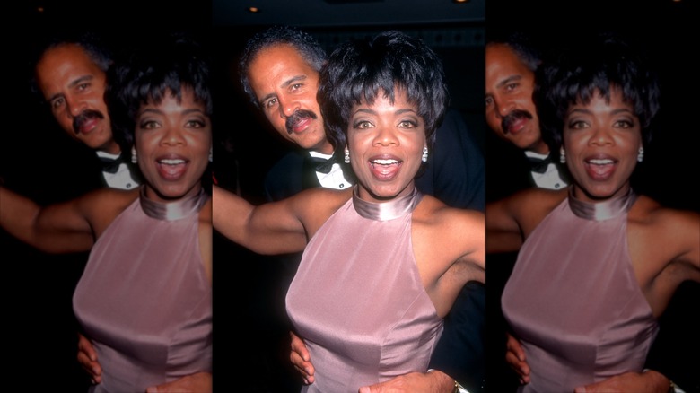 Oprah Winfrey y Stedman Graham en los Emmy diurnos de 1995