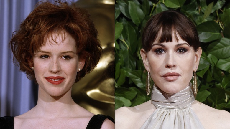 Lado a lado: Molly Ringwald en 1987 y 2026
