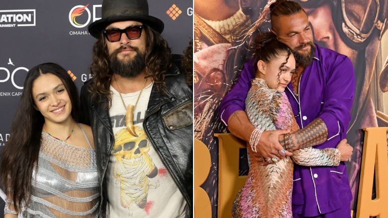 Lola Momoa con su papá