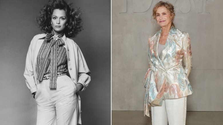 Lauren Hutton en 1974 y 2026