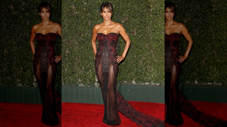 Halle Berry en la 49a edición anual de los NAACP Image Awards en Pasadena, California, en enero de 2018