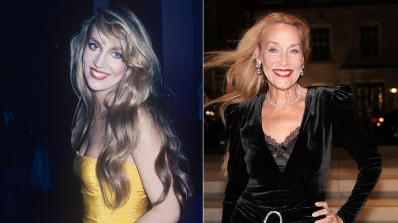 jerry hall en 1978 y 2025