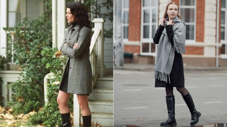(Izquierda) Lorelai Gilmore en 