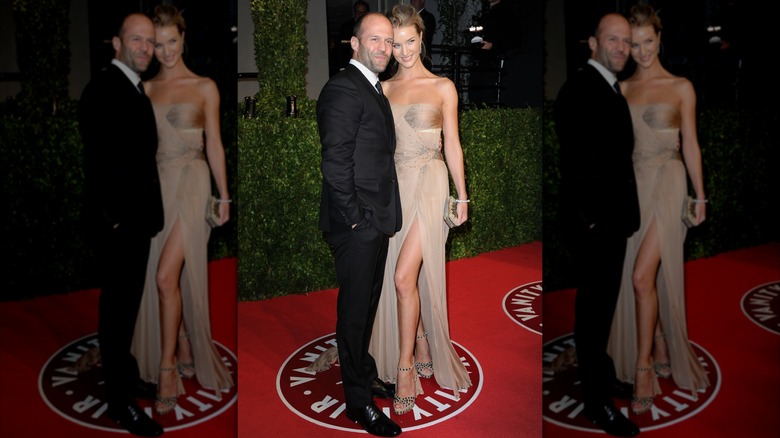 Rosie Huntington-Whiteley y Jason Statham el 27 de febrero de 2011