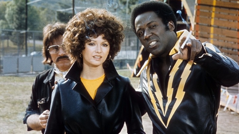 Victoria Principal y Richard Roundtree en la película de 1974 