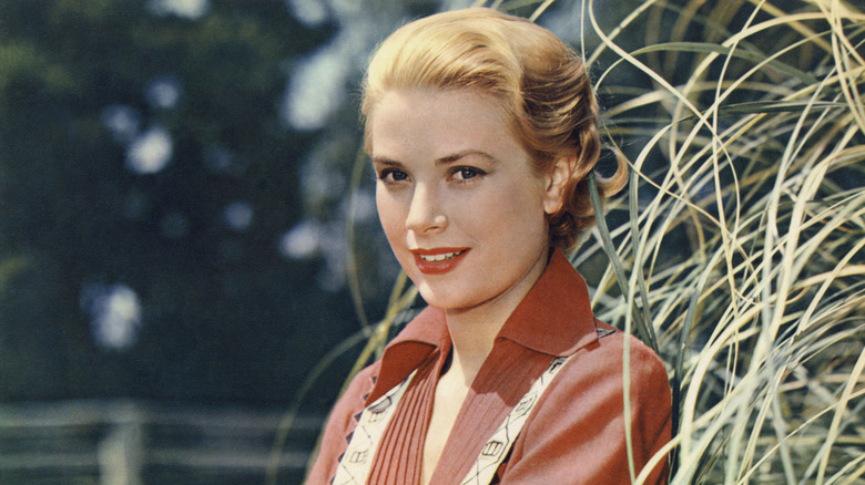 Grace Kelly en el set de 