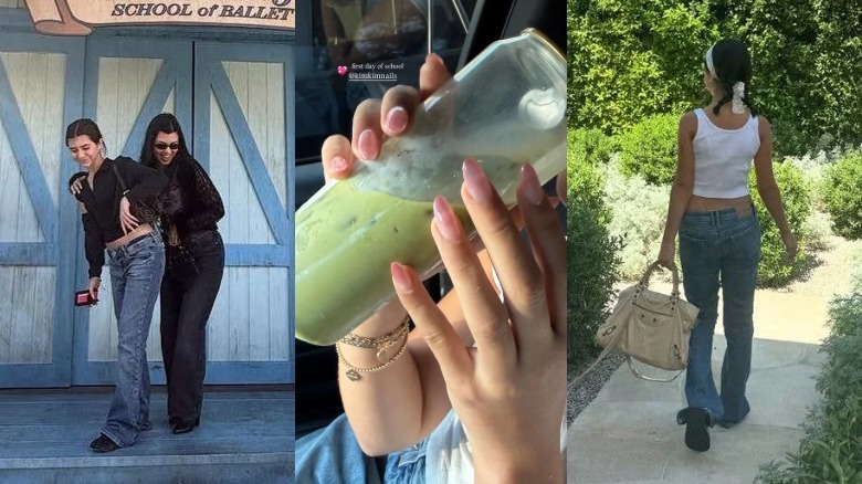 Kourtney Kardashian y su hija Penélope