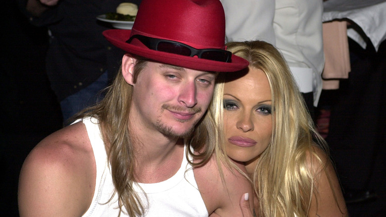 Kid Rock y Pamela Anderson en Las Vegas.