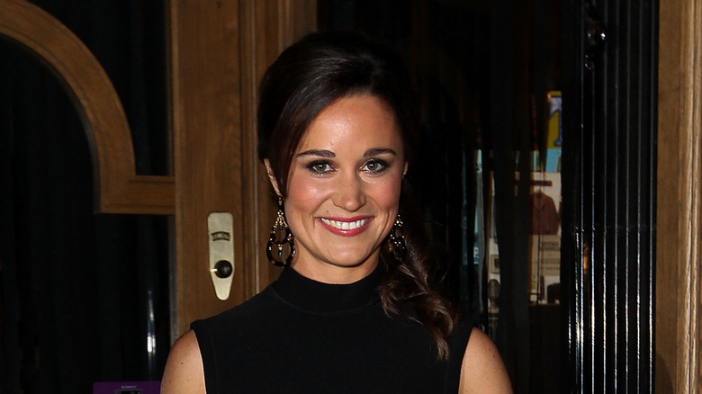 Pippa Middleton con el pelo alborotado