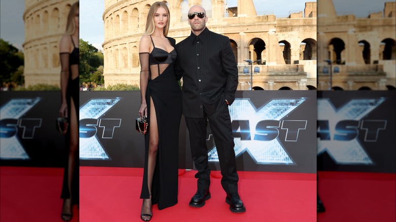 Rosie Huntington-Whiteley y Jason Statham el 12 de mayo de 2023