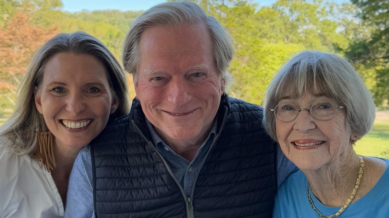 Charlotte Stewart en la foto con su compañero 