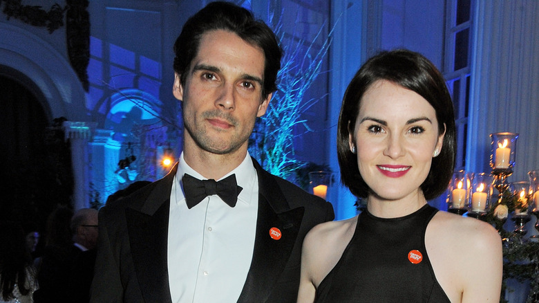 John Dineen y Michelle Dockery en una gala en 2013.
