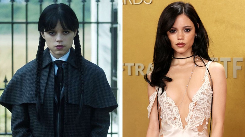 (L) Jenna Ortega como Wednesday Addams en la serie de Netflix 