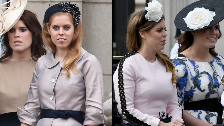 La princesa Beatriz con vestidos demasiado informales en Trooping the Colour en 2015 y 2019