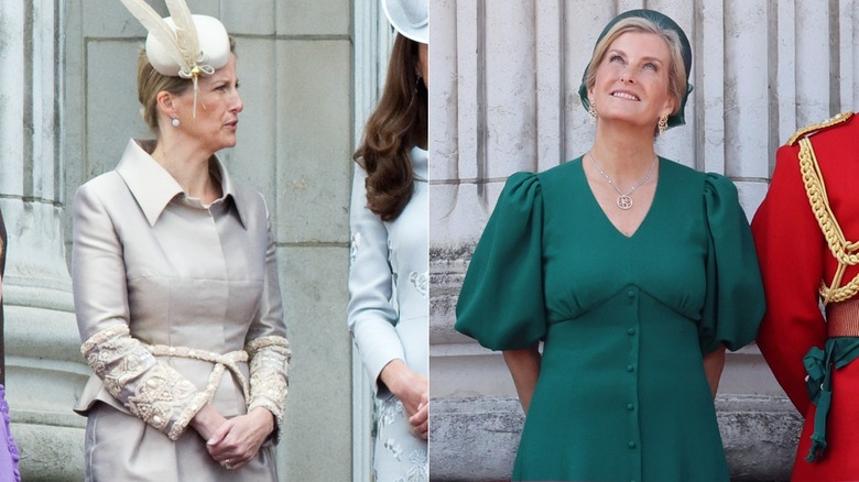 Sophie, duquesa de Edimburgo con atuendos poco favorecedores en Trooping the Colour en 2012 y 2025