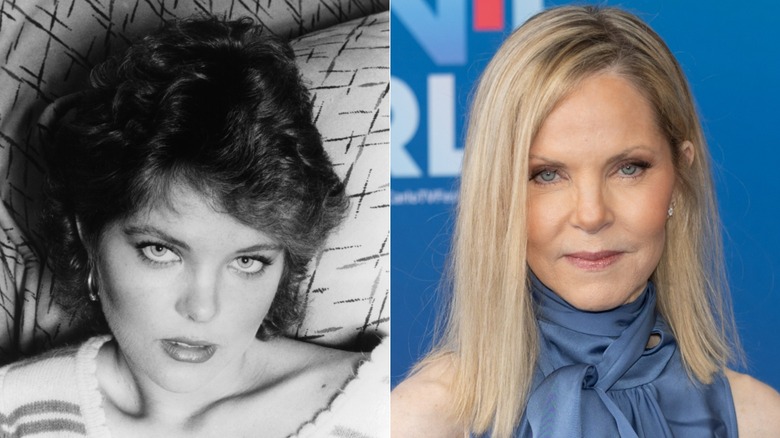 Melissa Sue Anderson con un duendecillo rizado en los años 80 (izq.) y un globo contundente en 2026 (der.)