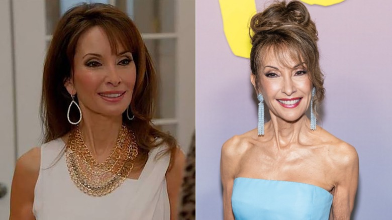 Susan Lucci en Devious Maids y con un vestido azul