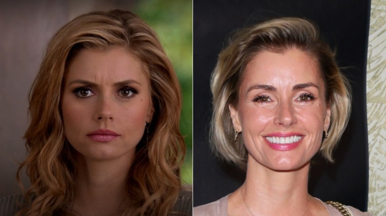 Brianna Brown con pelo largo y ondulado y un bob